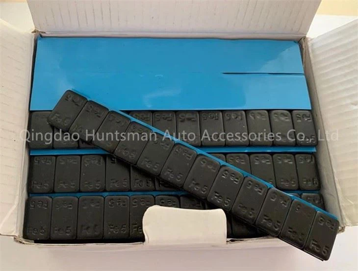 Black adhesive weights